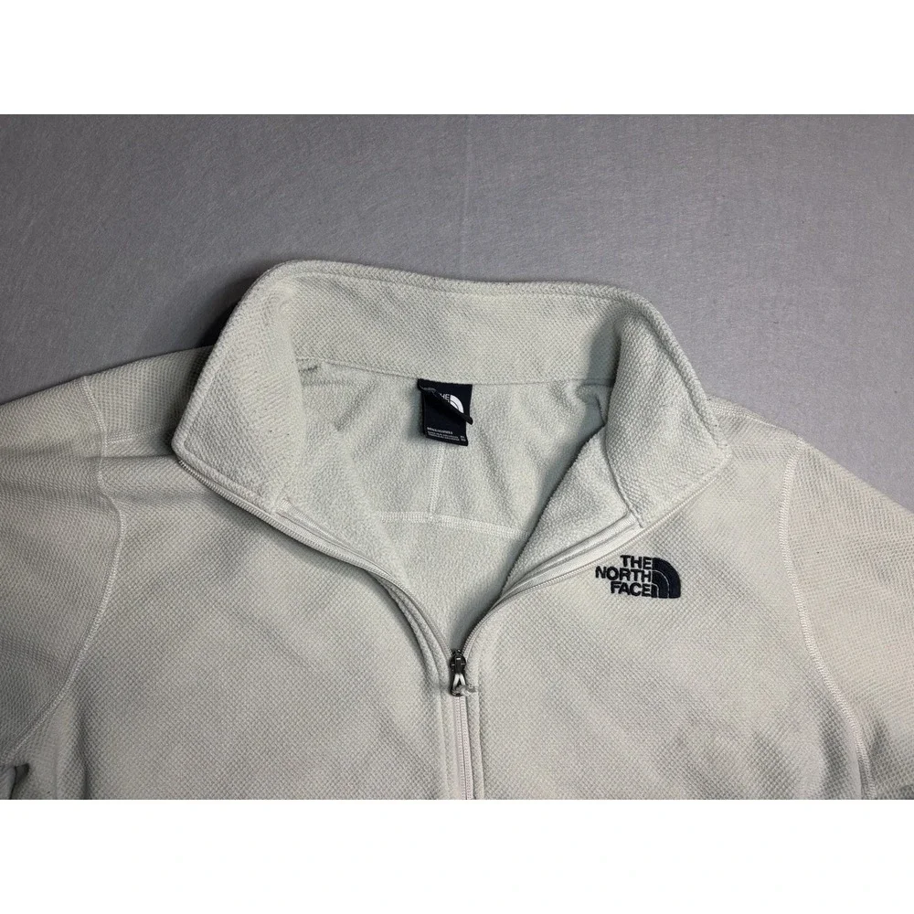 The North Face Men's Grid Fleece 1/4-Zip Pullover XL Light Gray